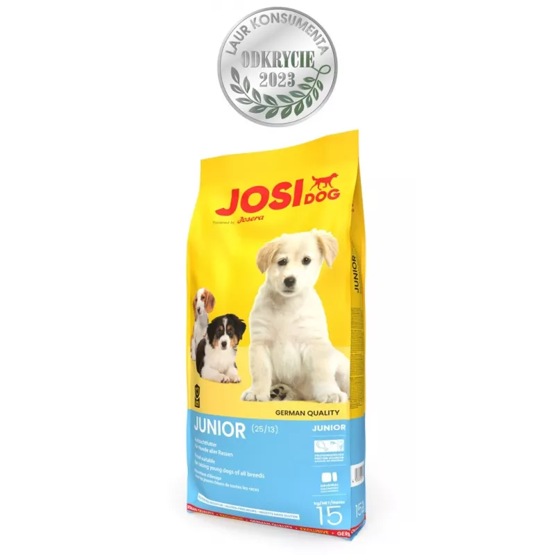 Josera JosiDog Junior comida seca para cachorros, pollo, 15 kg