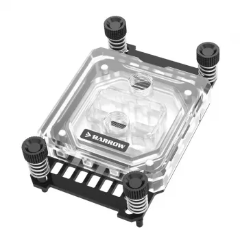 Bloque de agua Brimarex BARROWCH LTYK3A-04 V2 para zócalo AMD AM4/AM5, acrílico, negro