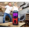 Sistema de audio PLL FM USB/SD/BT 2x karaoke FULL LED PartyBox