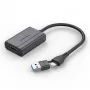 Adaptador de cable Vention ACYHB — USB-C + USB-A a HDMI, gris