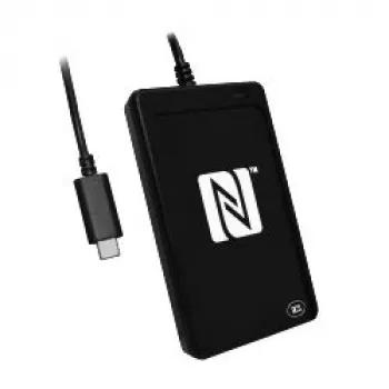 Lector de tarjetas ACS ACR1252U-MF USB Type-C lector NFC, soporte de tarjetas inteligentes sin contacto