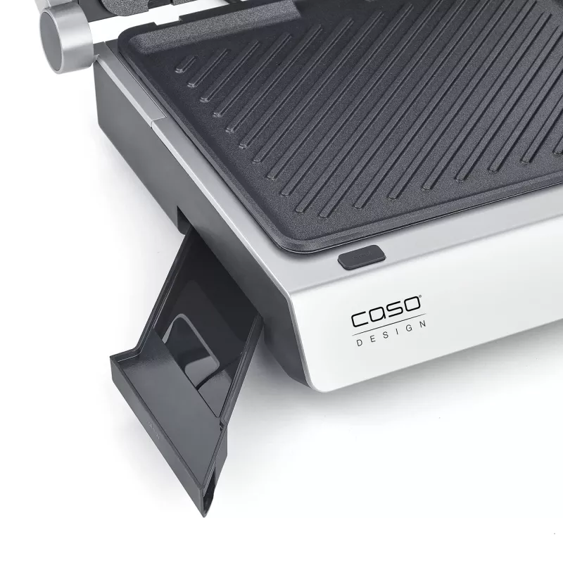 Caso Parrilla de contacto doble | SteakChef | Parrilla de contacto | 2000 W | Acero inoxidable