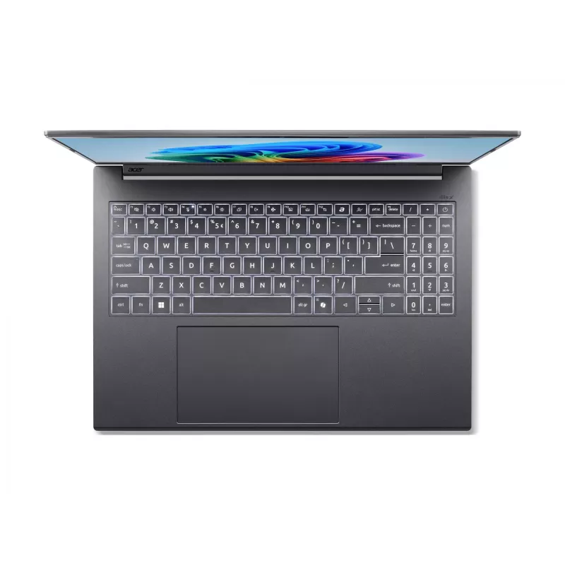 Acer Aspire 16 AI A16-11M - Diseño de bisagra 180° - Snapdragon X X1-26-100 - Win 11 Home - Qualcomm Adreno - 16 GB RAM - 512 GB SSD NVMe, QLC - 40,6 cm (16 inch)