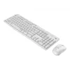 Logitech MK295 Silent - Conjunto de teclado y ratón - Inalámbrico - 2,4 GHz - Italiano - Blanco crema