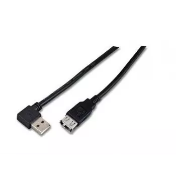 Microconnect USBAAF2ASchwarz Cable USB USB 2.0 1,8 m USB A Negro