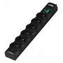 Ever Optima 5m negro 6 tomas AC 250 V