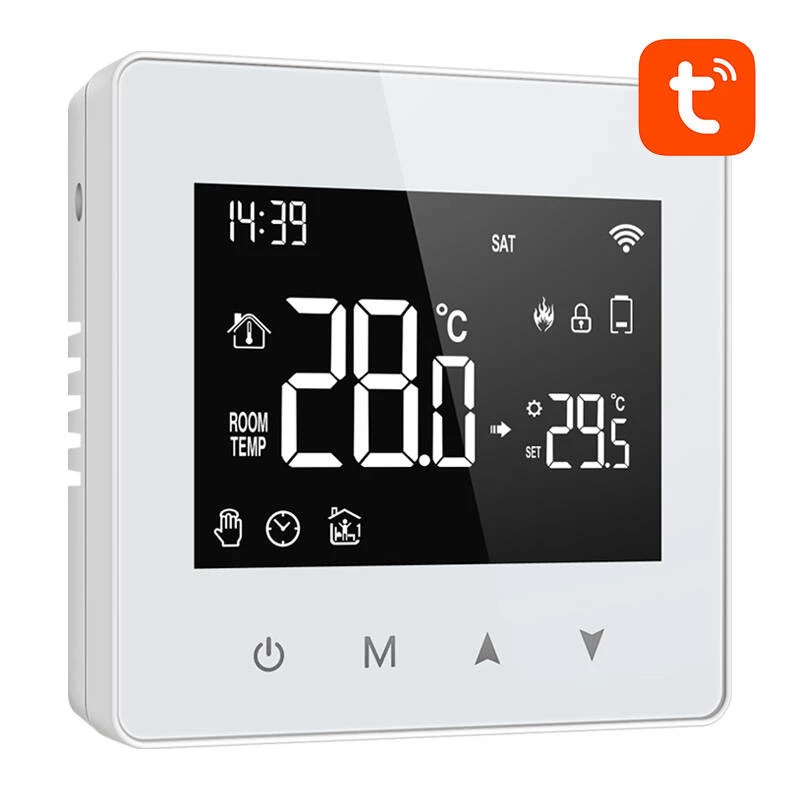 Termostato inteligente Avatto ZWT198 ZigBee TUYA – termostato de ambiente con conexión ZigBee, modelo ZWT198