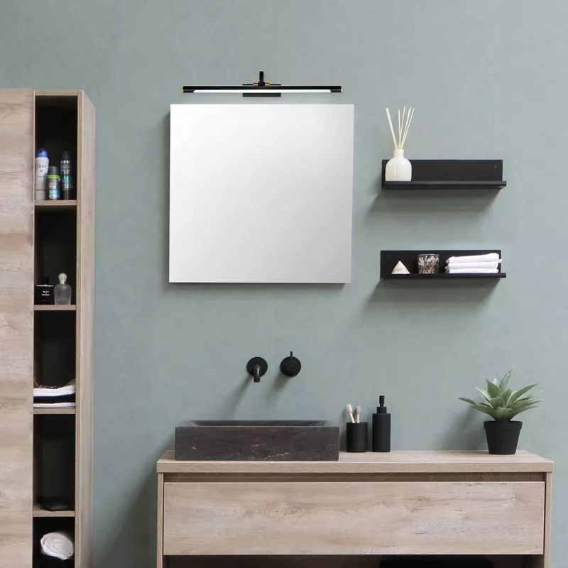 Lámpara de pared decorativa ActiveJet AJE-FADO — LED 12W, 720 lm, 4000K, IP44, 560×210×100 mm
