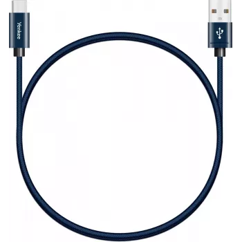 Cable YENKEE YCU 301 BE USB-A 2.0/USB-C 1m lila