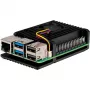 Joy-IT Armor Case BLOCK ACTIVE carcasa SBC compatible con placas de desarrollo Raspberry Pi (RB-AlucaseP5-07FAN)