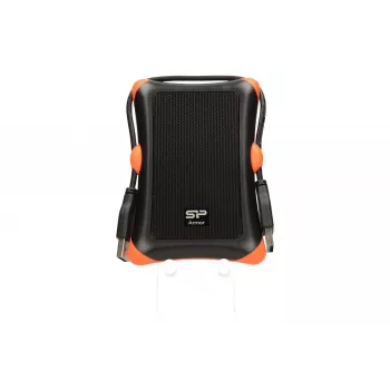 SILICON POWER Armor A30 - disco duro - 2TB - externo (portátil) - 2.5 (6,4 cm) - USB3.0 - negro (SP020TBPHDA30S3K)