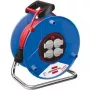 Alargador hugo brennenstuhl 25 m H05VV-F 3G1.5 con 4 tomas de corriente AC multicolor