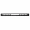 Patch panel 1U LANBERG PPKS-1124-B, 24 puertos, 1U, ABS, negro, 482,6×44,5×154 mm