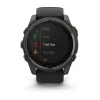 Garmin fenix 8 Solar Sapphire reloj inteligente 51 mm, 1,4" AMOLED 280 x 280 pantalla táctil, GPS, Wi-Fi, titanio, correa de silicona negra