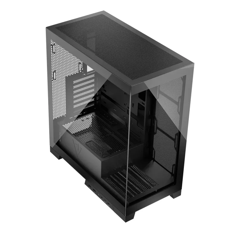Caja MODECOM Volcano SPACE MIDI USB 3.0 X 2 CYPE-C negra