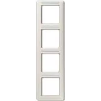 Jung marco 4 módulos vert. con ventana pulverizada AS 584 BF INA WW