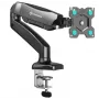 Soporte de mesa giratorio e inclinable ONKRON G80-B para monitores de 13 inch-32 inch, máx. 8 kg, con rotación, negro