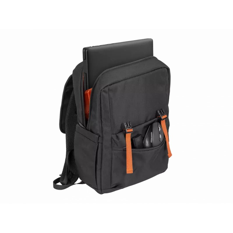 NATEC Niala Ginger Orange 39,6 cm (15,6) Mochila Negro