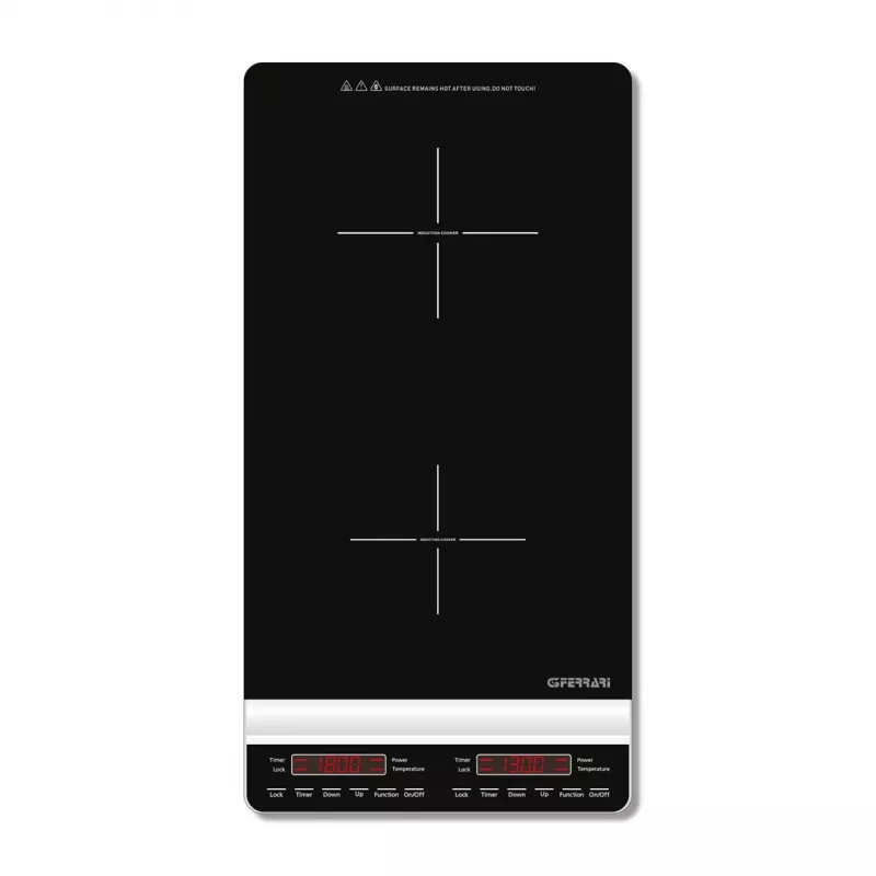 G3 Ferrari Dinamiko Deep negro modelo de sobremesa 29,5 cm placa de inducción 2 zona(s)