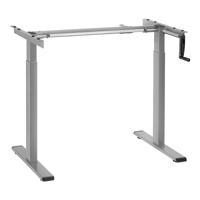 Escritorio de altura ajustable manualmente MACLEAN MC-790NG — carga máx. 60 kg, altura máx. 120 cm