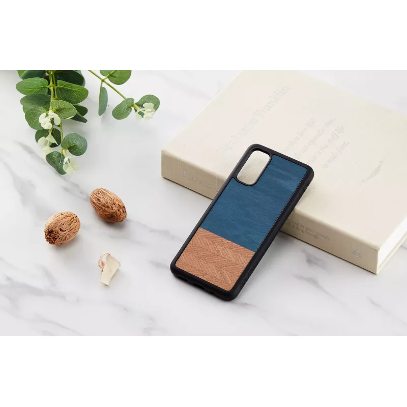 Funda para móvil Man and Wood Galaxy S20 denim negro