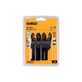 Juego de accesorios para herramienta multifunción DeWalt DT20713-QZ, 3 uds.