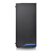 Thermaltake H100 TG torre MIDI negra