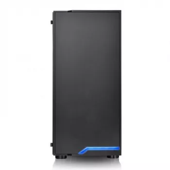Thermaltake H100 TG torre MIDI negra