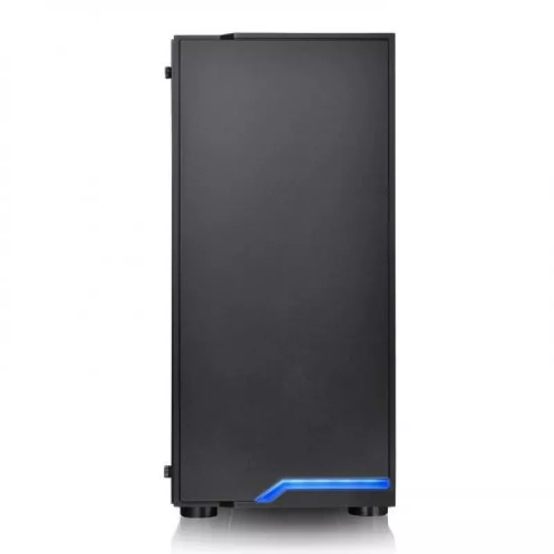 Thermaltake H100 TG torre MIDI negra