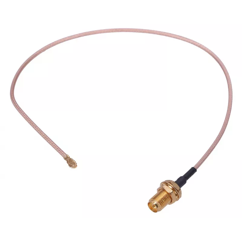 Cable coaxial Extralink U.FL a RP-SMA, 25 cm, baja pérdida