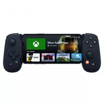 Mando BackBone One para Android negro – mando con cable Lightning para PC, PlayStation, Xbox, iOS (257,6 × 32,6 × 93,9 mm)