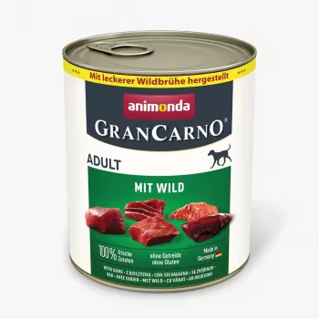 Alimento húmedo para perros animonda GranCarno Adult caza 400 g