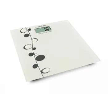 Báscula de baño Esperanza Zumba EBS005 - electrónica, 180 kg, cristal blanco
