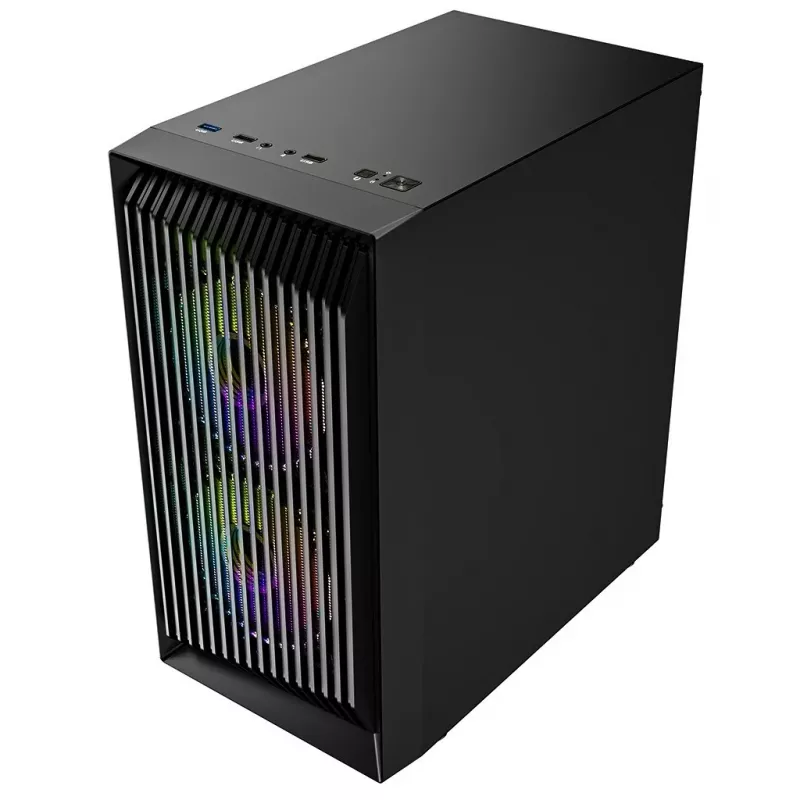 Caja de ordenador Logic Concept Atos AM-ATOS-10-0000000-0002 ATX negra