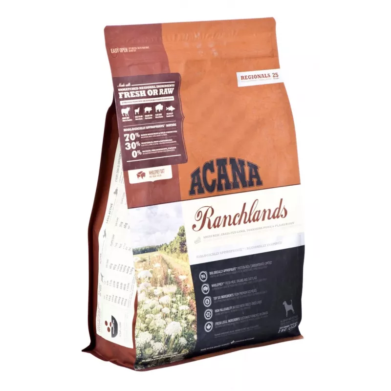 ACANA Highest Protein Ranchlands Dog - pienso para perros - 2 kg