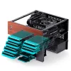 Jonsbo N4 Caja Microtower negra Caja de PC compacta de acero resistente
