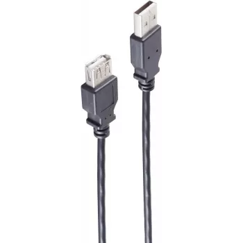 shiverpeaks BS13-24185 cable USB 1,8 m USB 2.0 USB A negro (BS13-24185)