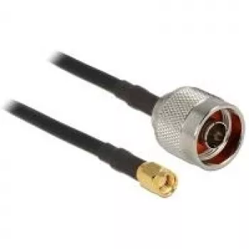 Cable coaxial CFD200 DeLOCK 88939 1,5 m RP-SMA negro