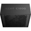C1500 Platinum, fuente de alimentación para PC negra, 1x conector de tarjeta gráfica de 16 pines, 6x PCIe, gestión de cables, 1500 vatios