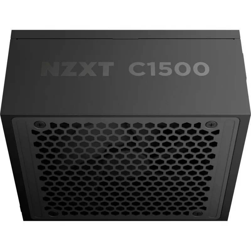 C1500 Platinum, fuente de alimentación para PC negra, 1x conector de tarjeta gráfica de 16 pines, 6x PCIe, gestión de cables, 1500 vatios