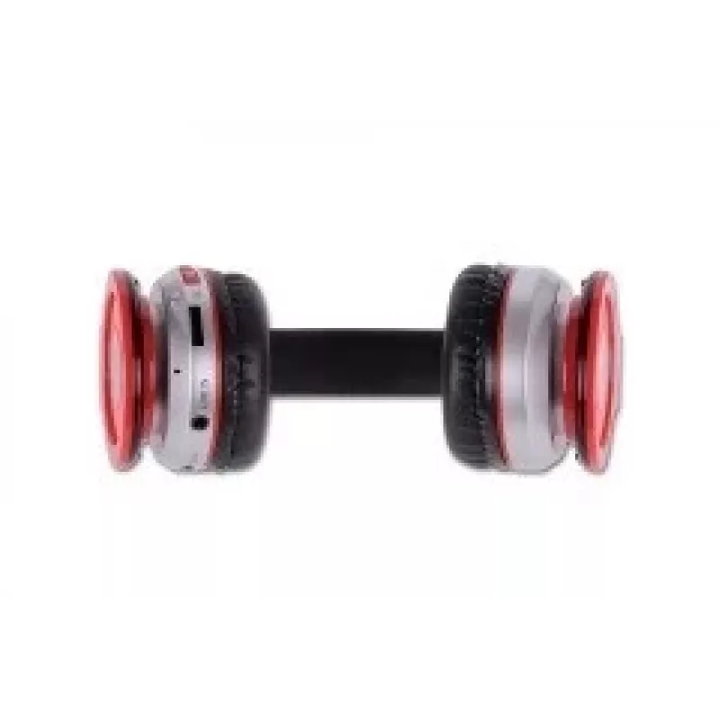 Auriculares Rebeltec CRISTAL rojo