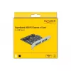 Tarjeta Delock PCI Express x1 a 4 x conector USB Type-A externo SuperSpeed USB