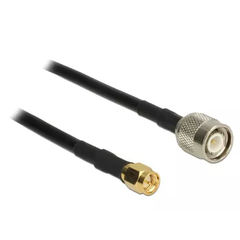 Cable coaxial DeLOCK 89498 TNC SMA CFD200 10m negro
