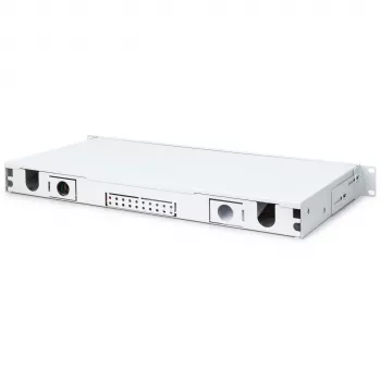 CAJA DE EMPALME DE FIBRA ÓPTICA LC OS2 1U 12XLC OS2 PIGTAILS ACOPLADOR