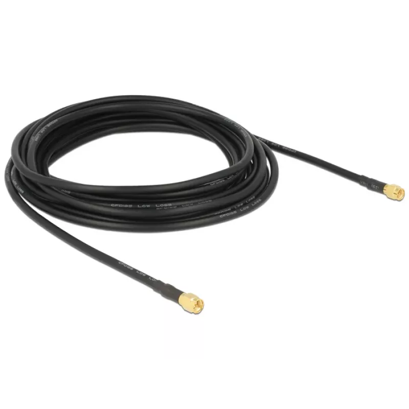 Cable coaxial DeLOCK 88891 LMR195 5m negro