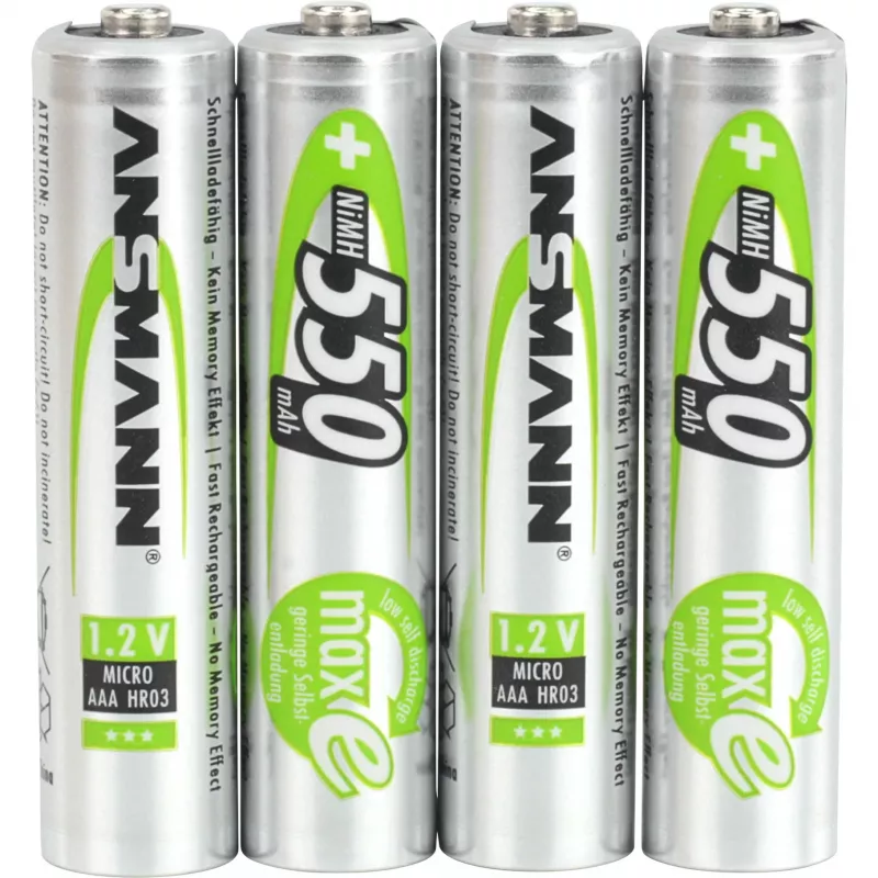 Batería Ansmann blíster 4 X Accu AAA 550 mAh