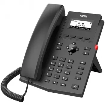 Teléfono IP Fanvil X301G negro