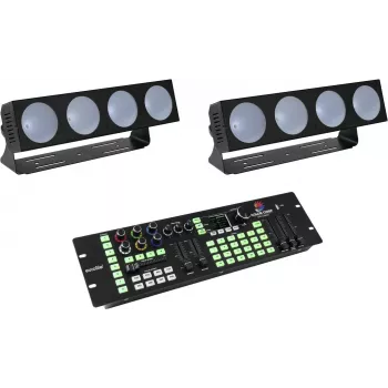 Set de luces LED EUROLITE CBB-4 controlador DMX RGB, controlador para luces LED RGB