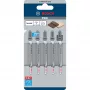 Bosch T 101 AOF Clean for Hard Wood hojas de sierra de calar, bimetálicas, 83 mm, 5 uds.