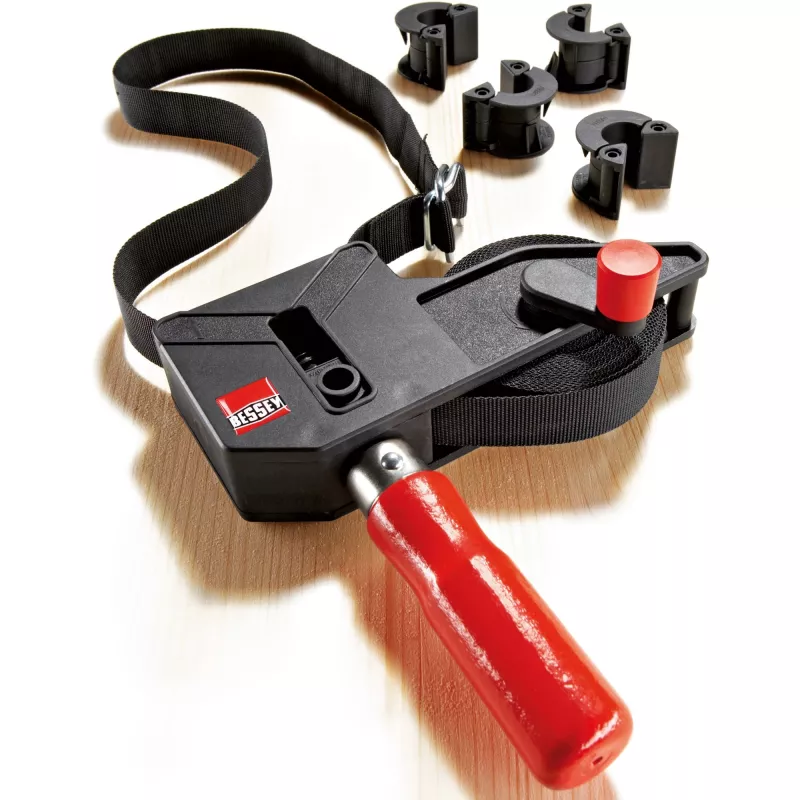 Abrazadera de cinta Bessey BAN700 7 m negro rojo